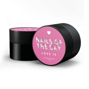 Nailsoftheday Love is Clear – прозорий гель-жуйка для створення об'ємних дизайнів на нігтях, 15 грам 
