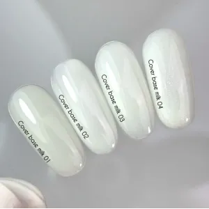 Камуфлююча база для нігтів Nailsoftheday Cover base New Formula milk 04, 10 мл 