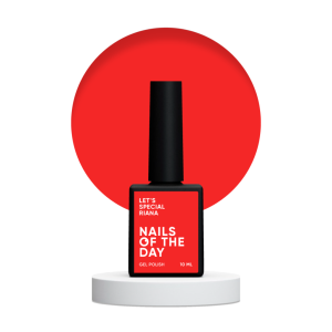 Гель-лак для нігтів Nailsoftheday Let’s special №117 Riana — яскраво–алий, 10 мл 