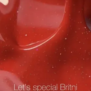 Гель-лак для нігтів Nailsoftheday Gel polish Let’s special Britni — яскраво–алий зі світловідбиваючим шимером, 10 мл