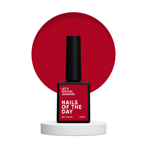Гель-лак для нігтів Nailsoftheday Let’s special №145 Jennifer — темно–малиновий, 10 мл 