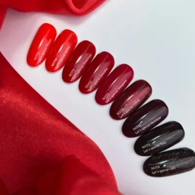 Гель-лак для нігтів Nailsoftheday Gel polish Gel polish Tina — темний спіло-черешневий, 10 мл 