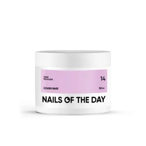 Камуфлююча база для нігтів Nailsoftheday Cover base New Formula №14, 30 мл