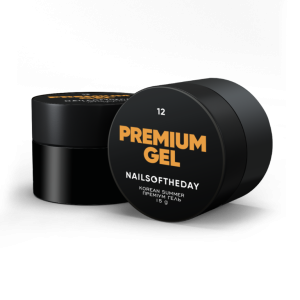 Моделюючий гель для нігтів Nailsoftheday Premium gel 12 помаранчевий, 15 мл 