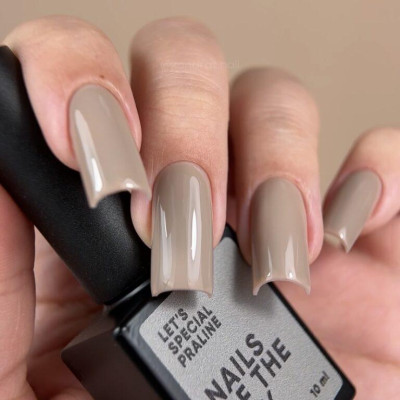 Гель-лак для нігтів Nailsoftheday Let’s special Praline – світло-бежевий, 10 мл