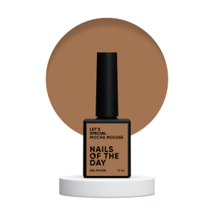 Гель-лак для нігтів Nailsoftheday Let’s special Mocha Mousse – тепло карамельно-бежевий, 10 мл 