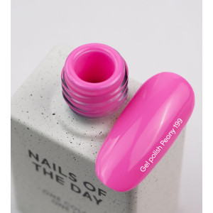 Гель-лак для нігтів Nailsoftheday Gel polish Peony— теплий насичений рожевий, 10 мл