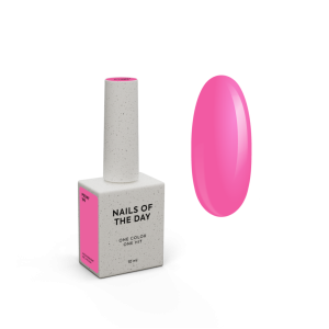 Гель-лак для нігтів Nailsoftheday Gel polish Peony— теплий насичений рожевий, 10 мл 