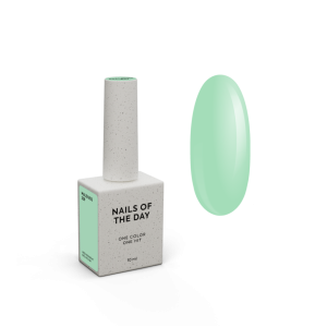 Гель-лак для нігтів Nailsoftheday Gel polish Maldives — теплий мʼятно-зелений, 10 мл 