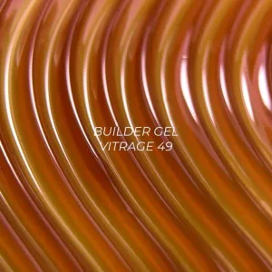 Моделюючий гель для нігтів Nailsoftheday Builder Gel Vitrage 49 карамельний, 15 мл 