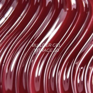 Моделюючий гель для нігтів Nailsoftheday Builder Gel Vitrage 50 червоний, 15 мл 