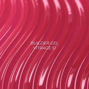 Моделюючий гель для нігтів Nailsoftheday Builder Gel Vitrage 51 рожевий, 15 мл 