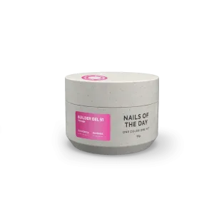 Моделюючий гель для нігтів Nailsoftheday Builder Gel Vitrage 51 рожевий, 15 мл 