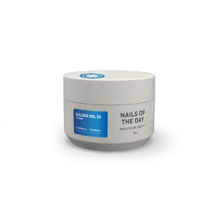 Моделюючий гель для нігтів Nailsoftheday Builder Gel Vitrage 53 синій, 15 мл 