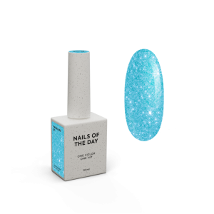 Гель–лак для нігтів Nailsoftheday Paradise 07 — бірюзовий неон, 10 мл 