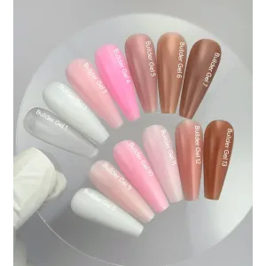 Моделюючий гель для нігтів Nailsoftheday Builder Gel 06 — світло–коричневий, 15 мл 