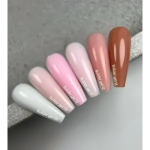 Моделюючий гель для нігтів Nailsoftheday Builder gel 10 молочно-рожевий френч, 30 мл 