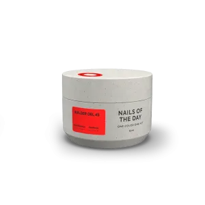 Моделюючий гель для нігтів Nailsoftheday Builder Gel 45— коралово-червоний , 15 мл 