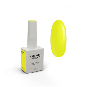 Гель-лак для нігтів Nailsoftheday Gel polish Вanana-228 — неоново-жовтий, 10 мл 