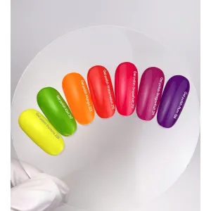 Гель-лак для нігтів Nailsoftheday Gel polish Kiwi-247 — неоново-зелений, 10 мл 