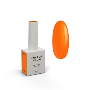 Гель-лак для нігтів Nailsoftheday Gel polish Mango-223 — неоново-помаранчевий, 10 мл 