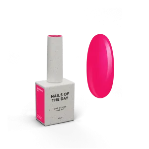 Гель-лак для нігтів Nailsoftheday Gel polish Grapefruit-213 — неоново-малиновий, 10 мл 
