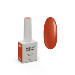 Гель-лак для нігтів Nailsoftheday Gel polish Terracotta-108 — теракотовий цегляно-коричневий, 10 мл 