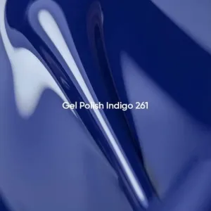 Гель-лак для нігтів Nailsoftheday Gel polish Indigo-261 — темно-синій, 10 мл 