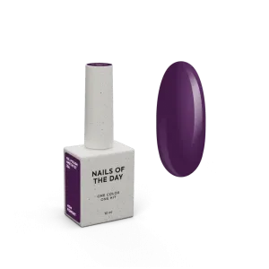 Гель-лак для нігтів Nailsoftheday Gel polish Amethyst-356 — темно-фіолетовий, 10 мл 
