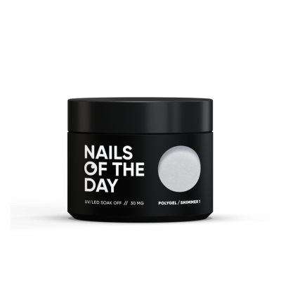 Полігель для нігтів Nailsoftheday Polygel shimmer 01, 30 мл