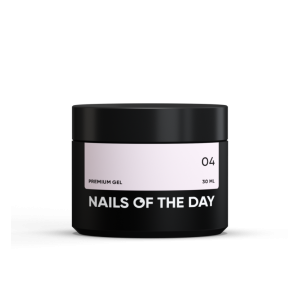 Моделюючий гель для нігтів Nailsoftheday Premium gel 04 світло-рожевий френч, 30 мл