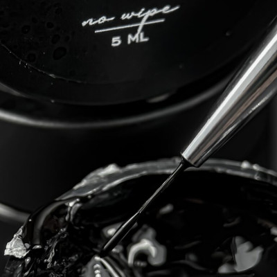 Гель-фарба без липкого шару Nailsoftheday Premium gel paint Black no wipe, 5 мл