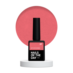Зміцнюючий гель Nailsoftheday Bottle gel shimmer 07, 10 мл 