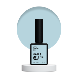 Гель-лак для нігтів Nailsoftheday Let’s special Ken-301 — небесно-блакитний, 10 мл