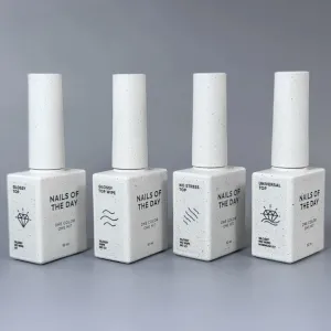 Матовий плюшевий топ для нігтів Nailsoftheday Teddy top wipe з липким шаром та без фільтрів, 10 мл 