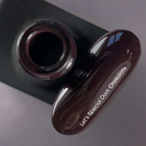 Гель-лак для нігтів Nailsoftheday Gel polish Let's special Dark Chocolate — темно-коричневий, 10 мл