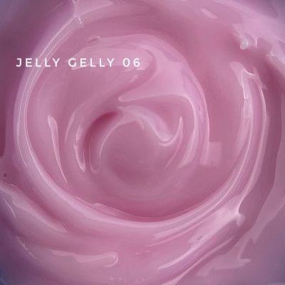 Гель-желе для нарощення нігтів Touch Jelly Gelly №6 блідо-рожевий, 15 мл