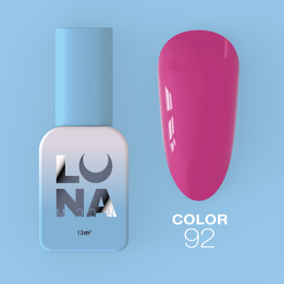 Гель-лак для нігтів LunaMoon Color №92, 13 мл