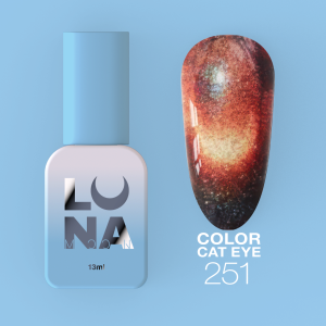 Гель-лак для нігтів LunaMoon Color Cat Eye №251, 13 мл 