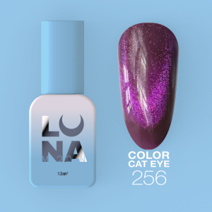 Гель-лак для нігтів LunaMoon Color Cat Eye №256, 13 мл 