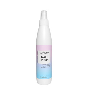 Знежирювач та дезінфектор для нігтів 2в1 Komilfo Nail Prep, 250 мл