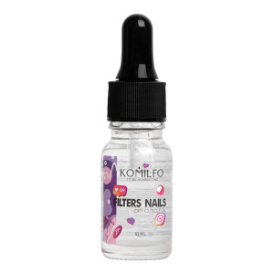 Суха олія для кутикули з шимером Komilfo Filters Nails, 10 мл