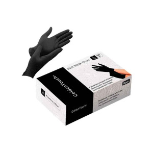 Рукавиці чорні нітритові Golden Touch L, 100 шт