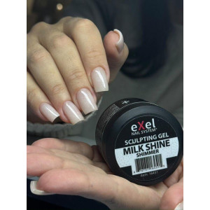 Скульптурний гель Atica eXel Milk Shine Shimmer, 30 мл 