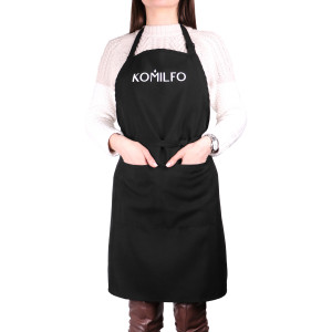 Фартух Komilfo короткий, чорний 