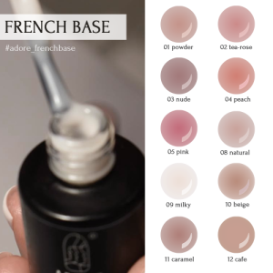 Камуфлююча база для нігтів Adore French Base №03 — nude, 30 мл