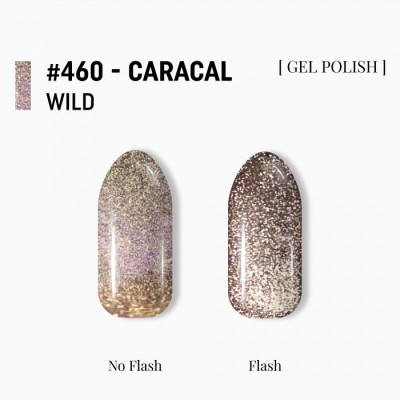 Гель-лак для нігтів котяче око Adore professional 460 — caracal, 8 мл