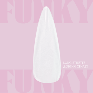 Гелеві тіпси для нарощення Adore Funky Gel Tips Stilette long, 240 шт