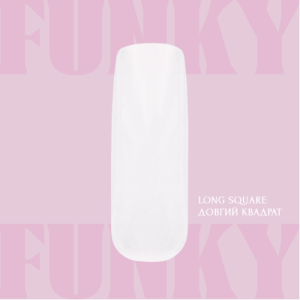 Гелеві тіпси для нарощення Adore Funky gel tips Square long, 240 шт