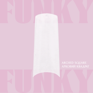 Гелеві тіпси для нарощення Adore Funky gel tips Arqued Square extra long, 240 шт